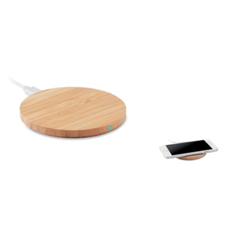 Jose Antonio García. Regalos.CARGADOR INALAMBRICO BAMBU