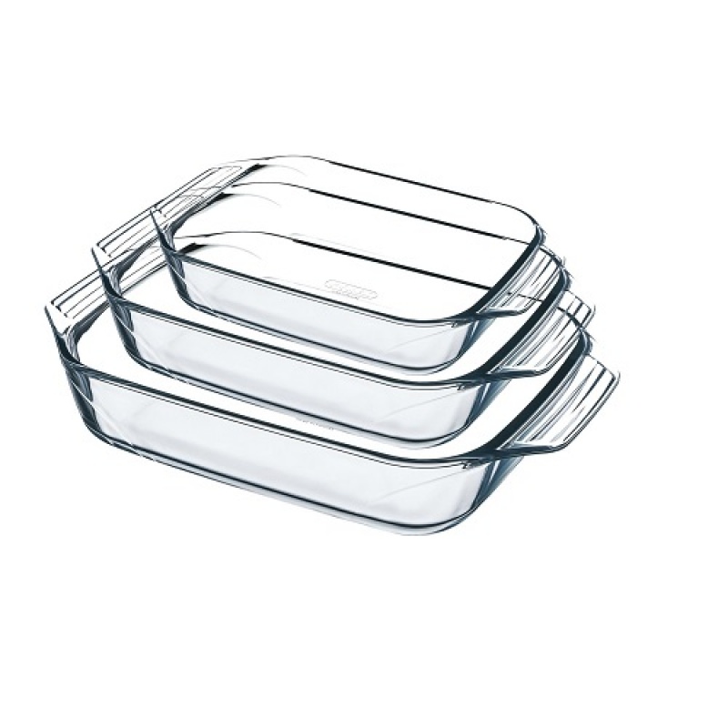 Jose Antonio García. Regalos.SET 3 FUENTES PYREX